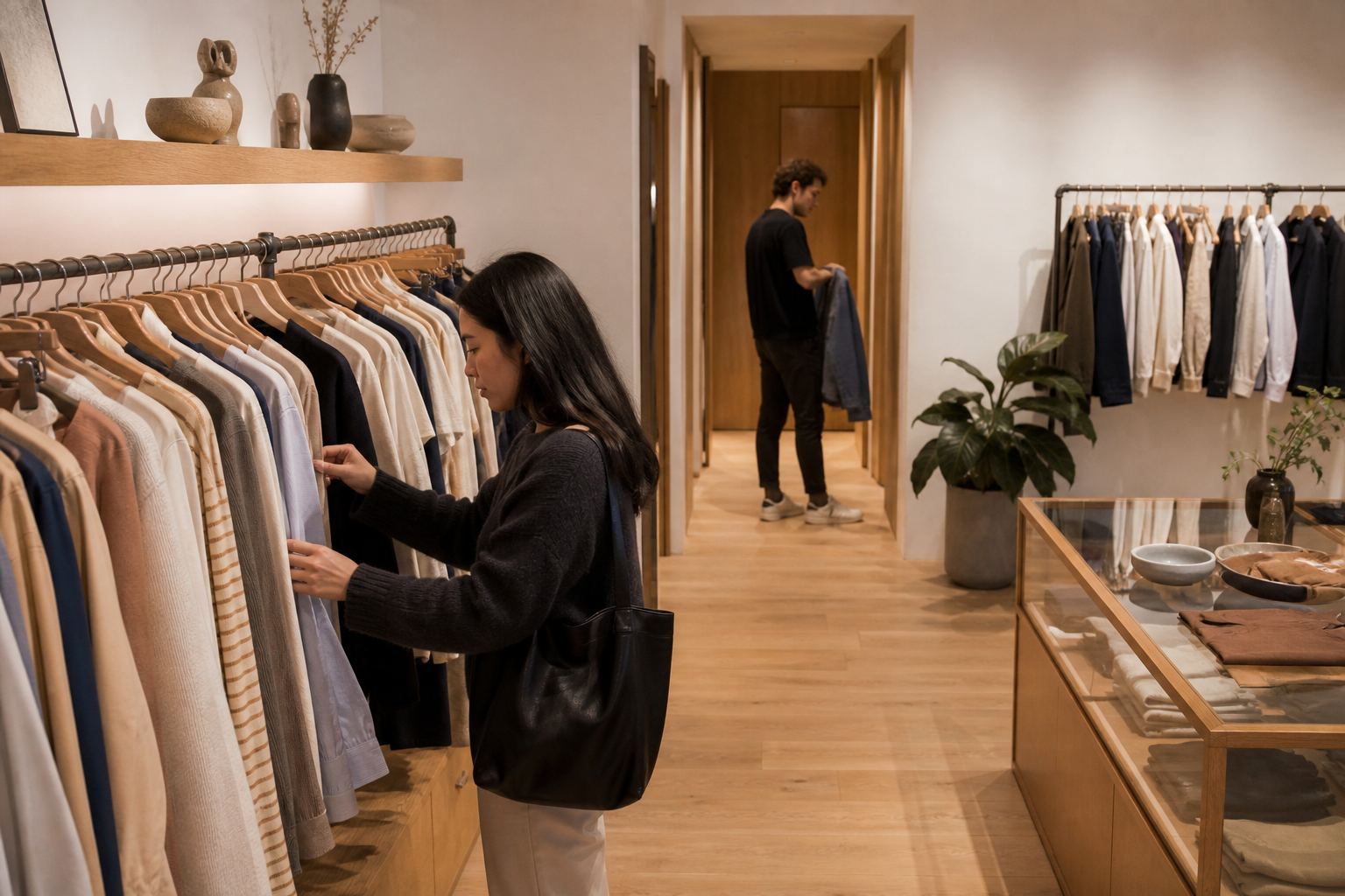 Modern retail store environment